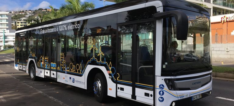 Autocarro elétrico e.City Gold na Madeira e Porto Santo Autocarro elétrico e.City Gold na Madeira e Porto Santo
