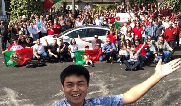 Primeiro Tesla Model 3 na Europa passou por Portugal Primeiro Tesla Model 3 na Europa passou por Portugal