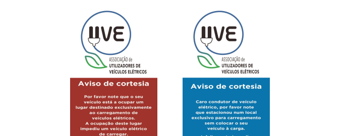 Avisos de Cortesia para Utilizadores de VE (versão 2018)