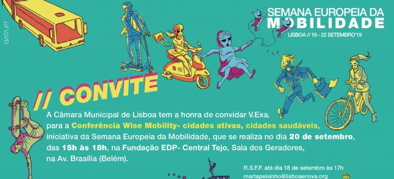 Conferência Wise Mobility – cidades ativas, cidades saudáveis