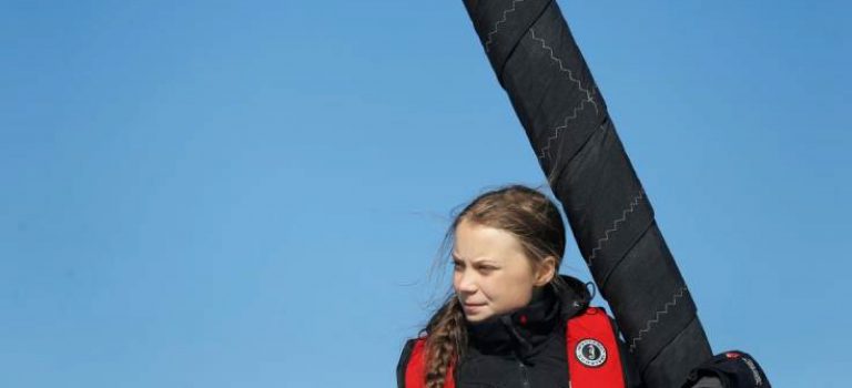 Receção a Greta Thunberg em Lisboa