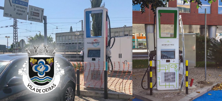 Oeiras com novos carregadores para veículos elétricos