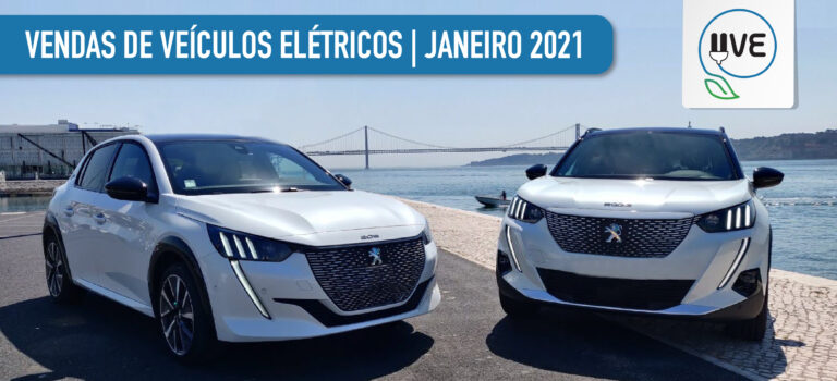 Vendas de Veículos Elétricos abrandaram em janeiro 2021