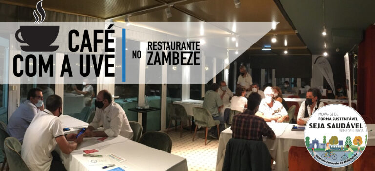 Café com a UVE no Restaurante Zambeze