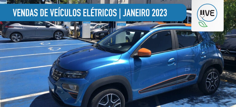 Recorde de vendas de Veículos 100% Elétricos em janeiro de 2023