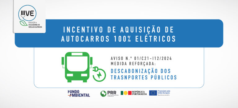 Incentivo de Aquisição de autocarros 100% elétricos disponível até 2 de maio de 2024
