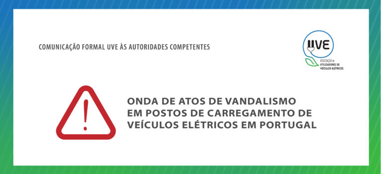 Onda de atos de vandalismo em Postos de Carregamento de Veículos Elétricos em Portugal