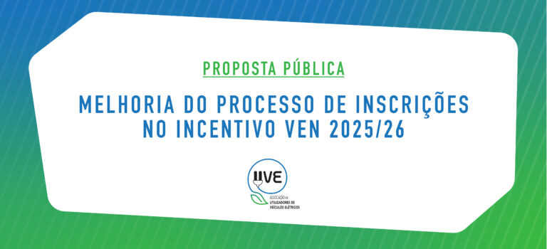 Proposta Pública: Melhoria do Processo de Inscrições no Incentivo VEN 2025/26